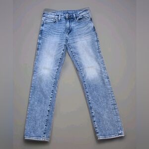 American Eagle Airflex Stretch Slim Fit Men's Denim Blue Jeans 29X30